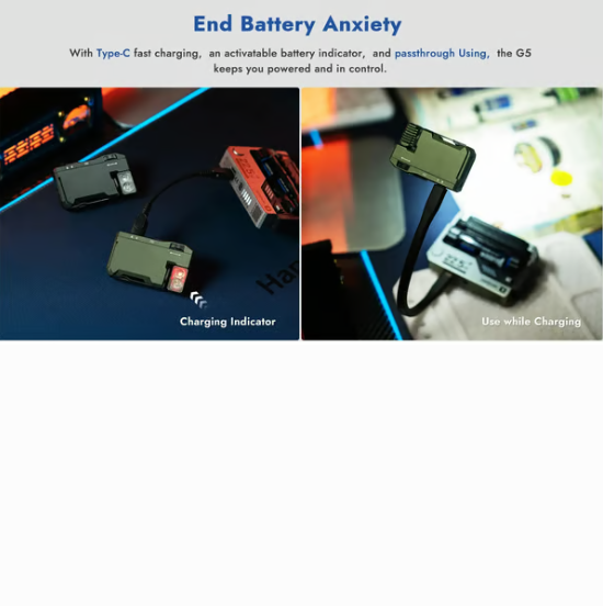 ✨Φως G5 EDC 400 lumens - Οποτεδήποτε, οπουδήποτε Ισχυρός φωτισμός ☀️